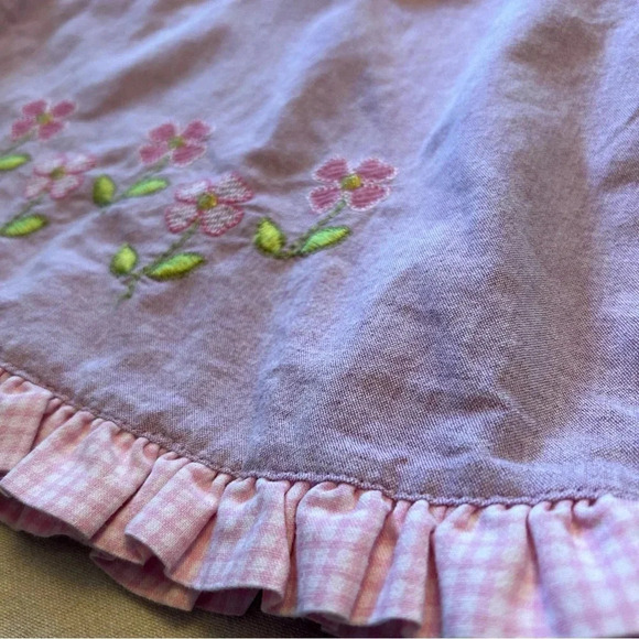 Dolci Momenti Gingham and Floral Top Size 2T - Picture 5 of 5